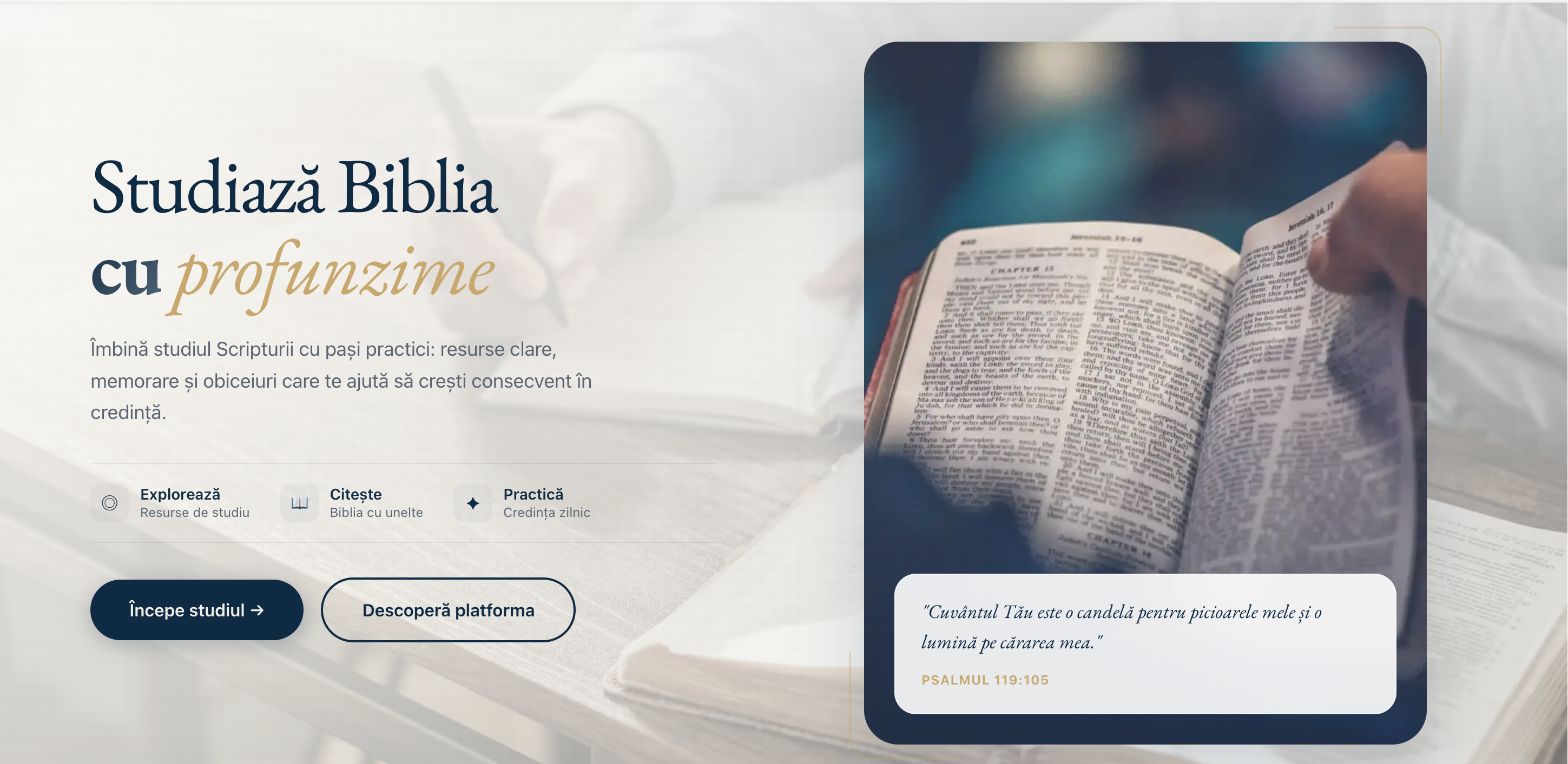 Studiază Biblia